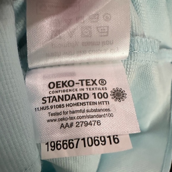 Van Heusen Mens Stain Shield Dress Shirt Blue Regular Fit Stretch Size M 15-15.5 - Picture 8 of 9